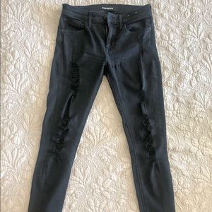 Express Distressed Jeans